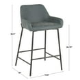 thumbnail image 3 of Daniella Industrial Counter Stool by LumiSource, 3 of 9