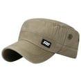 thumbnail image 2 of Nnhblu Hats for Women Savings Clearance Baseball Hat Fashion Unisex Military Style Flat Cap Vintage Baseball Cap Sport Sun Hat Army Green, 2 of 2