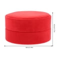 thumbnail image 3 of GOOHOCHY Caja de anillo de dedo de peluche Propuesta de anillo de anillo de anillo Cabecillo de collar, 3 of 8