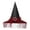 Red, variant on Waroomhouse Halloween Witch Hat Lace Spider Web Decor Large Brim Pointed Wizard Sorceress Cosplay Haunted House Carnival Party Costume Cap Headwear