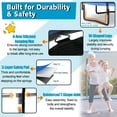 thumbnail image 3 of Gymax 10FT Recreational Trampoline w/ Ladder Enclosure Net Safety Pad Outdoor Blue, 3 of 9