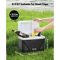 thumbnail image 3 of Portable Cooler 8.5 QT Insulated Hard Cooler, 12 Can Capacity with Comfort Carry Handles, Leak-Proof Lid, Ideal for Picnics, Camping & Outdoor Activities, 3 of 11