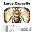 thumbnail image 3 of Honeybee Digital Bag Charger Case Cord Organizer for Travel Canvas Storage Box Small, 3 of 6