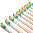 thumbnail image 3 of Bamboo Toothbrush Natural Biodegradable Wood Medium Bristles FAST C4S5, 3 of 4
