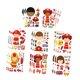 thumbnail image 3 of 24 Hojas Pegatinas Bombero Stickers Infantiles Manualidades Creativas Papel Resistente Decoración y Recompensa Escolar Regalo Cumpleaños Fiestas, 3 of 9