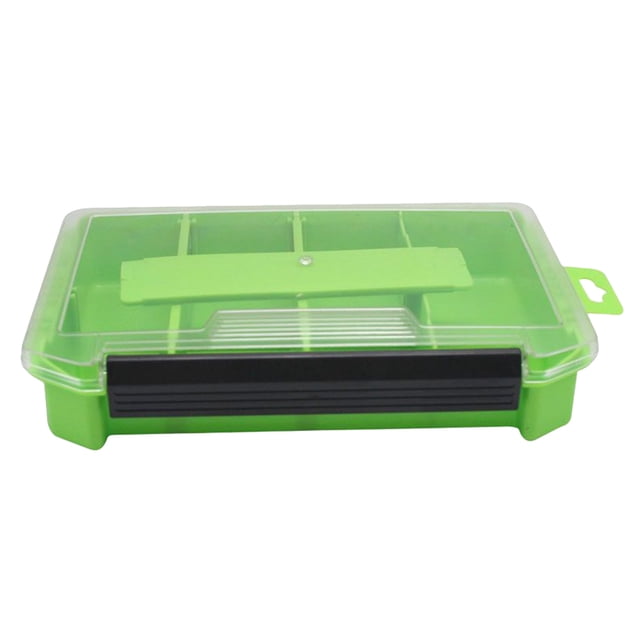 Youkk Fishing Box Storage Bait Lure Accessory Compartments Case Clear Tackle Outdoor Grids Practical Portable Capacity Green Green