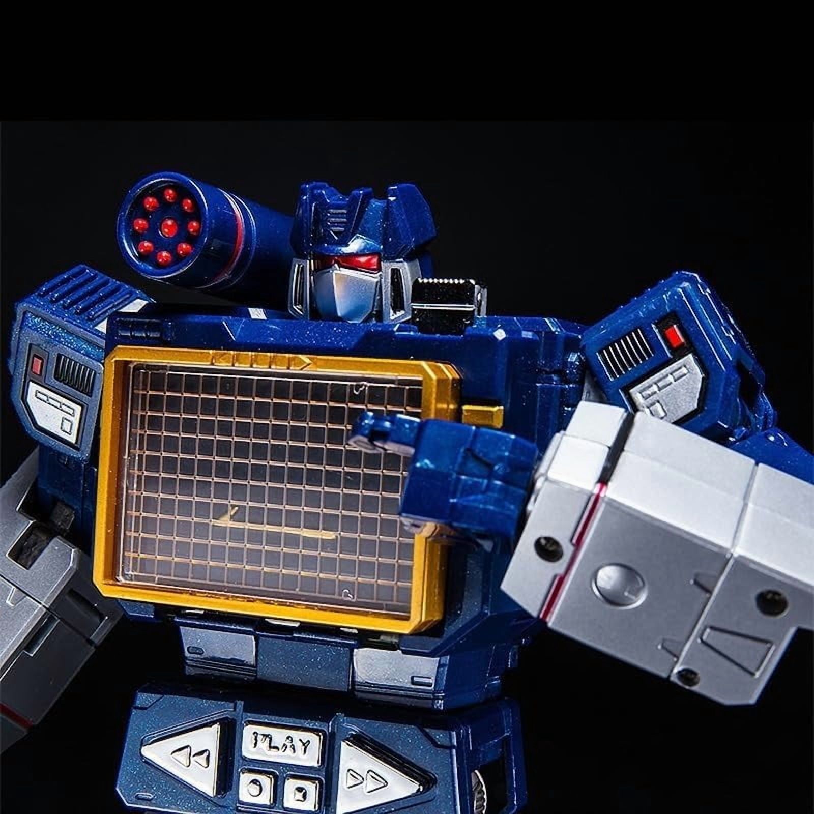 THF01 Soundwave Figure, Standing THF01 Soundwave Anime Figures PVC Characters Decorations Collectible Handicrafts Souvenirs for Anime Fans Gifts