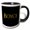 Black/White, variant on 3drose, Boyce Trendy Man Name in America. Yellow on Black Gift or Charm, 11oz Two-tone Yellow Mug