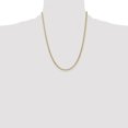 thumbnail image 6 of Auriga Fine Jewelry 10K Yellow Gold 3.35 mm Semi-Solid Curb Link Chain Necklace for Women 22", 6 of 6