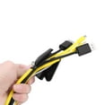 thumbnail image 3 of Flexible Spiral Tube Cable Organizer Wire Wrap Cord Protector Wire Storage Black 1.5m * 16mm, 3 of 7