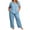 Light Blue, variant on Plus Size Womens Oxford Cloth Windbreaker Hooded Full Zip Drawstring Waist Dual Exterior Pocket Waterproof Outdoor Rain Outerwear Jackets Red XL