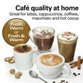 thumbnail image 2 of Hamilton Beach Electric Milk Frother & Warmer, 3 Functions and Auto Shutoff, Stainless Steel, 2 of 8