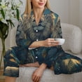 thumbnail image 6 of Sikiie Starry Sky Meditating Lion Women's Long-Sleeve Shirt and Full-Length Bottom Pajama Set (s-xxl)-Medium, 6 of 7