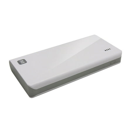 Monoprice Select Plus USB Power Bank, White, 16,000mAh, 2-Port Up to 2A Output for iPhone, Android, and Galaxy