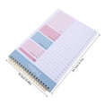 Spinner Notebook OUNONA Spiral Notebook Blue Paper for Home Fliptop Comfort Daily ...