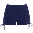 thumbnail image 6 of Women Plus Size High Waist Bikini Bottoms Swim Briefs Beach Shorts Ruched Bottom High Cut Swim Bottom Full Coverage Swimsuit Bottom Sports Yoga Shorts Swimbottom Board Short Swimsuits for Women, 6 of 6