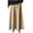 Khaki, variant on Ndbuld Womens Skirt Elastic High Waist Long Maxi Skirt Women's Solid Color Knitted Large Hem Tassel Versatile Mid To Long A-line Skirt With High Waist And Hip Wrapped Skirt,Black
