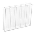 thumbnail image 2 of Organizador de pajitas de acrílico, caja de almacenamiento de pajitas, dispensador de reutilizable que ahorra espacio, contenedor de para lápices de, 2 of 7