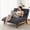 Dark Gray, variant on ANPOO Bean Bag Chair, 2-in-1 Convertible Memory Foam Floor Chair with Wooden Frame & Pillow, Oversized Curved Reading Couch, Multi-Purpose Game Chair Yoga Mat Rest Sofa for Living Room Bedroom