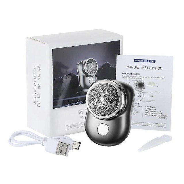 Mini Rasoirs Portables Sans Fil Rechargeables USB Rasoir Électrique Humide & Sec Indolore Petite Taille Rasage en Machine pour Hommes