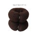 thumbnail image 5 of Vogacara Herramienta de rollo para mujer, anillo para el cabello, portátil, reutilizable, absorbente, elegante, para hacer moños, accesorios para el Cuidado del cabello Café Vogacara CE012400-02B, 5 of 6