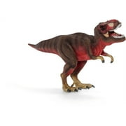 Schleich Red Tyrannosaurus Rex Dinosaur (T-Rex) Toy Action Figure (5.5")