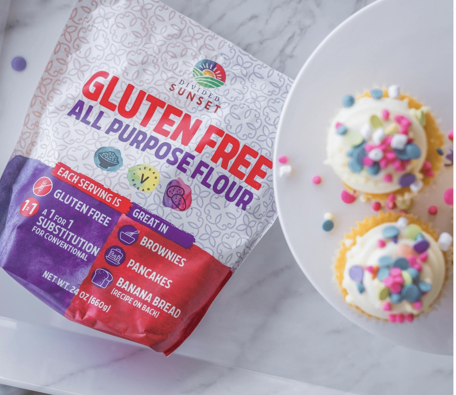 Divided Sunset Gluten Free, All-Purpose Flour 24oz