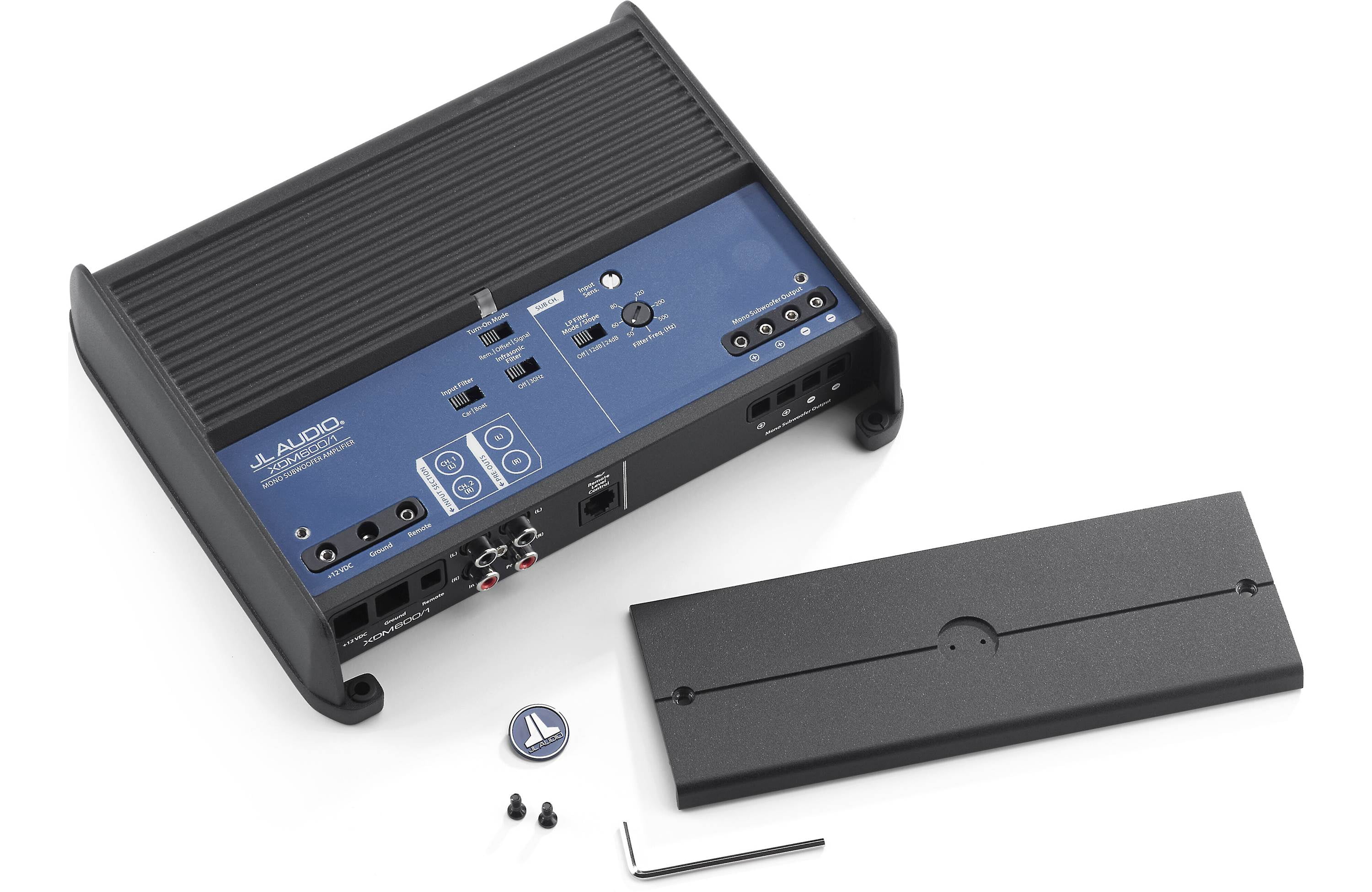 JL Audio XDM600/1 Monoblock, 600 W Class D, Car/Marine Subwoofer Amplifier
