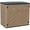 48 Cu.ft-Brown-B, variant on Decksplore 1-Piece Black Metal Laminate Shelf, 51”*13”*1” for Large 48cu.f Horizontal Storage Sheds, Easy Assembly (Suitable for 48cu.ft Shed)