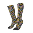 thumbnail image 2 of Fotbe Colorful Sunflowers print Women's Men's Novelty Crew Socks Cotton Socks Knee High Socks for Walking,Running,Nurses,Pregnancy, 2 of 8
