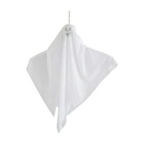 23.5" Light Up Halloween Ghost Decorations - Glow in The Dark Hanging Ghosts for Outdoor Yard, Porch & Trees - Flying Ghost Decor for Haunted House & Scary Party Supplies