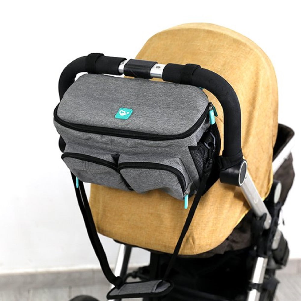 Joybi Versatile Multi-Compartment Stroller Bag with Adjustable Velcro Straps for Adult
