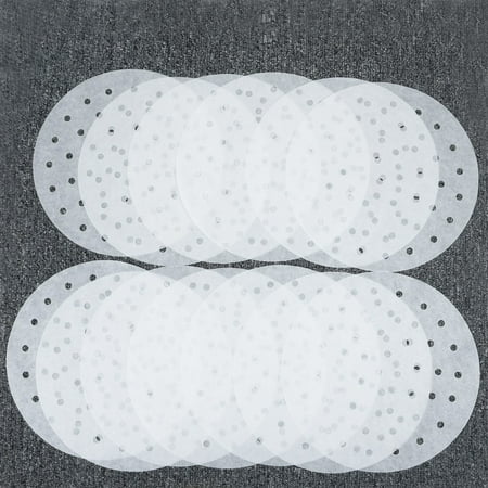 

Cogfs 100 Pcs Round Disposable Perforated Paper Bamboo Steamer Paper Liners Air Fryer