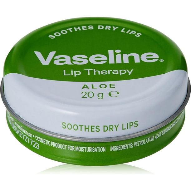 Bálsamo labial Vaseline Aloe Vera 20g x 6