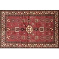 thumbnail image 1 of Ahgly Company Machine Washable Indoor Rectangle Traditional Orange Salmon Pink Area Rugs, 8' x 10', 1 of 7