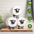 thumbnail image 6 of Sheep toilet paper holder, toilet paper roll storage rack, funny toilet paper holder, cute toilet paper holder, suitable for bathroom shelves, tables, counters and floors Little Squirrel, 6 of 7