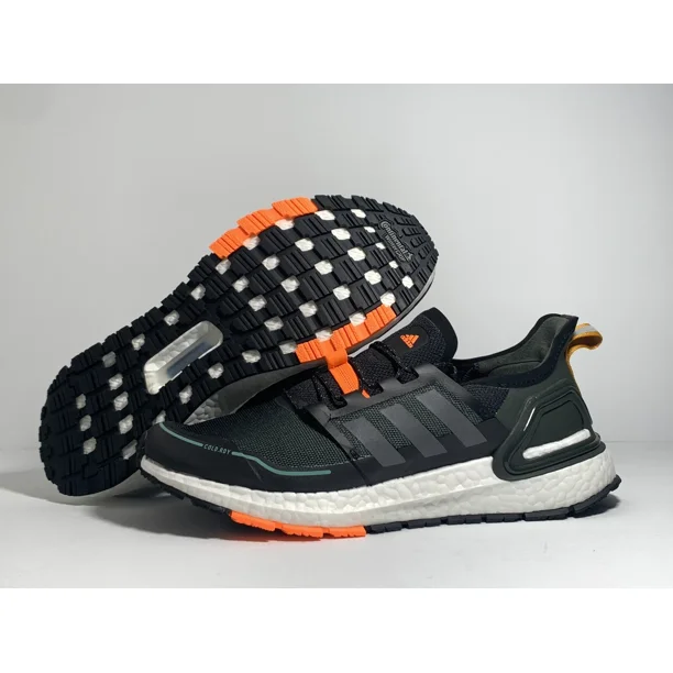Adi - das Ultra Boost Winter.RDY Men Size 7.5 Black Signal Orange Sneakers EG9798