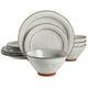 thumbnail image 1 of Vajilla Gibson Elite Terranea Round Reactive Glaze Terra Cotta, Servicio Para Cuatro (12 Piezas), Color Blanco, 1 of 5