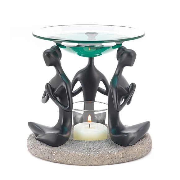 Oil Warmer Gifts & Decor Three Sisters, negro, 1 unidad