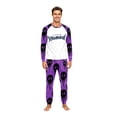 thumbnail image 2 of Family Matching Pajamas Halloween Party 2 Piece Sets Casual Pjs Family Jammies Long Sleeve Cute Funny Pumpkin Face Trendy Family Holiday Loungewear Men L, 2 of 4