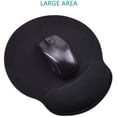 thumbnail image 5 of Alfombrilla de ratón ergonómica - Alfombrilla de ratón para juegos con reposamuñecas de gel, alfombrilla de ratón para juegos con cómodo reposamuñecas para computadoras y portátiles - Negro JAMW Sencillez, 5 of 5