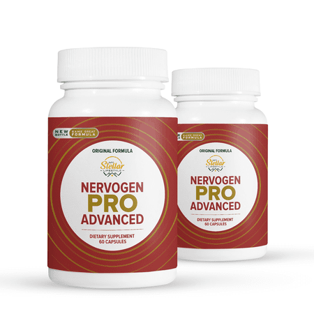 2 Pack Nervogen Pro Advanced Neuropathy Nerve Support-60 Capsules x2
