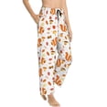 thumbnail image 2 of Naloa Squirrel InThe Forest3 Print Women’s Ultra-Soft Comfy Pajama Lounge Pants with Pockets & Drawstring, 2 of 8