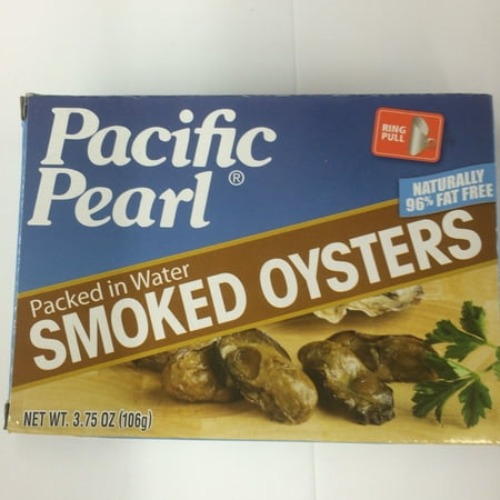 - (3 Pack) Chicken of The Sea Smoked Oysters in Water, 3.75 oz