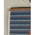 thumbnail image 3 of Unique Loom Outdoor Modern Collection Area Rug - Vanta (9' x 12' Rectangle Brown and White/Ivory), 3 of 9