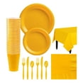 thumbnail image 1 of Amdohai Disposable Tableware Set for 20 Guests Disposable Paper Birthday Dinnerware Plastic, 1 of 7
