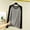 Gray, variant on Jesvior Unisex Long Sleeve Pajama Top Loose Solid Casual Home Wear Sleepwear Tee for Women Men