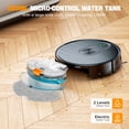 thumbnail image 4 of GOOVI Robot Vacuum and Mop Combo 6500Pa Suction Robotic Cleaner with Gyro Inertial Navigation, Self-Charging, Ideal for Hard Floor, Carpet, Pet Hair, 4 of 10