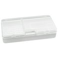 thumbnail image 3 of Compartment Screw Organizer White Transparent Rectangular Strong PP Lock Design Hardware Organizer for Repair Tool Component, 3 of 8