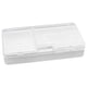 thumbnail image 4 of Organizador de tornillos, organizador de Hardware de diseño de bloqueo de PP fuerte, Rectangular, transparente, blanco, para componentes de herramientas de reparación, 4 of 8